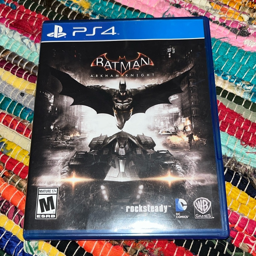 Batman Arkham Knight PS4 video game PlayStation 4 rated mature WB DC Comics